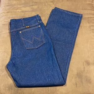Mens Wrangler 936Den Straight Cowboy Jeans 36 36x30